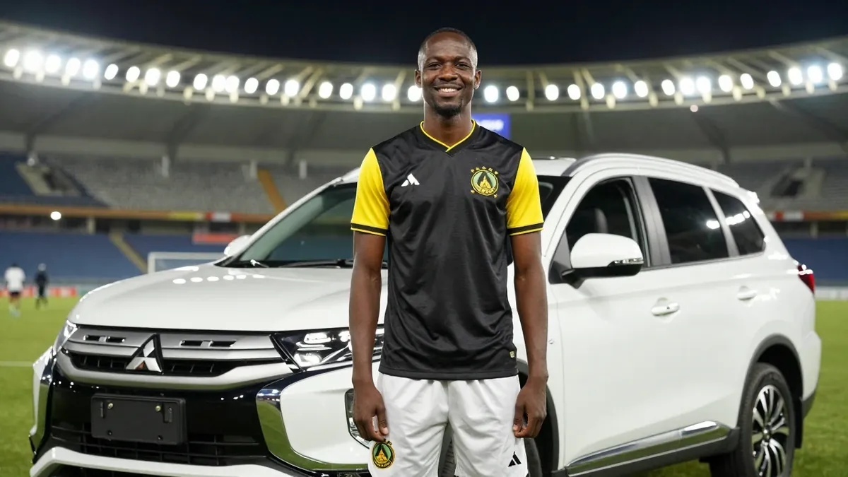 AmaZulu FC's Athini Maqokolo rewarded with a R750k+ Mitsubishi Outlander after a dream season in the Betway Premiership
